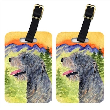 Carolines Treasures Carolines Treasures SS8209BT Irish Wolfhound Luggage Tags; Pack - 2 SS8209BT